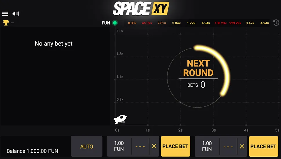 Spill nå - Space XY