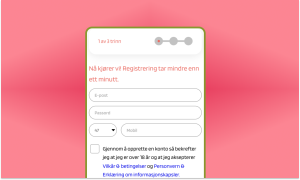 Klikk på «register»-knappen