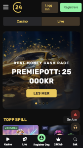 Gå til 24Casino: