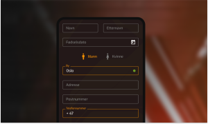 Skriv inn personlig informasjon