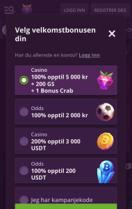 Velg bonus