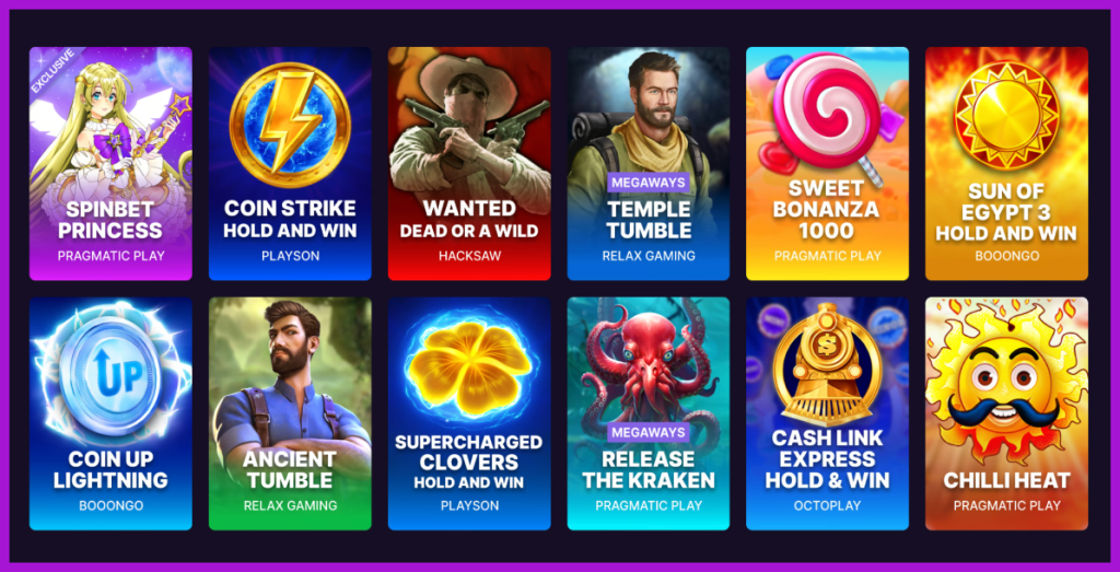 Spinbet Casino Spilleautomater