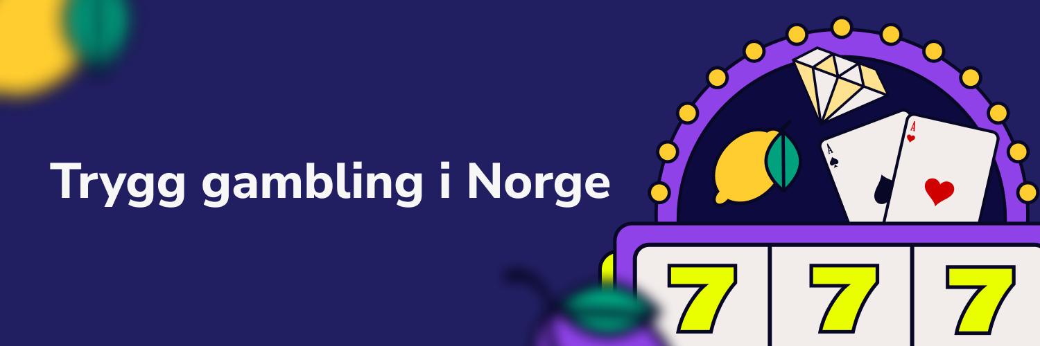 Trygg gambling i Norge- banner