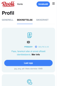 Verifiser kontoen din