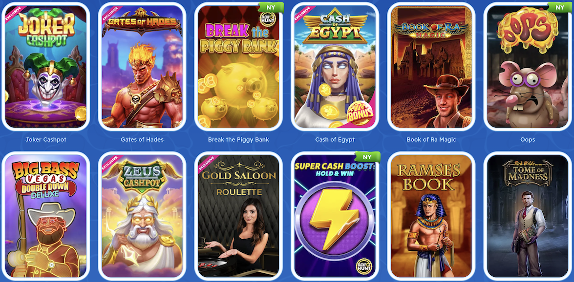 SpinFest casino Spillutvalg