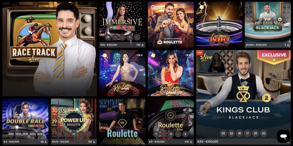 Hot.bet Live casino