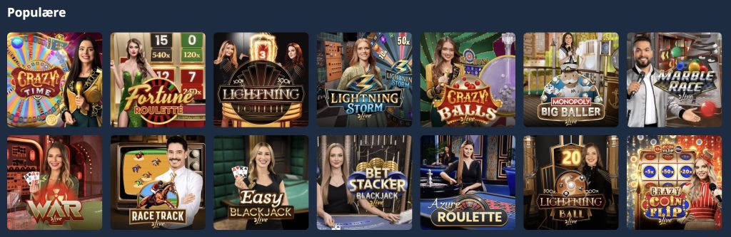 Platincasino Live Casino