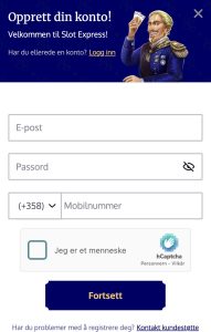 Fyll ut personlig informasjon