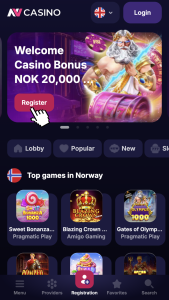 Gå til registreringssiden