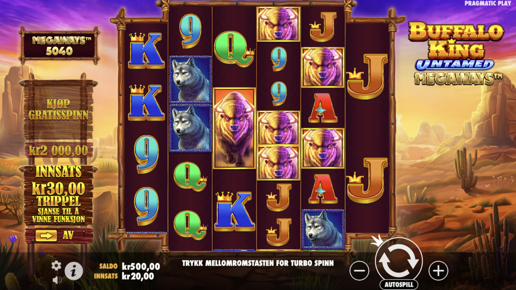 Spill nå - Buffalo King Untamed Megaways
