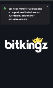 Bekreft kontoen