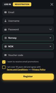 Fyll inn personopplysninger