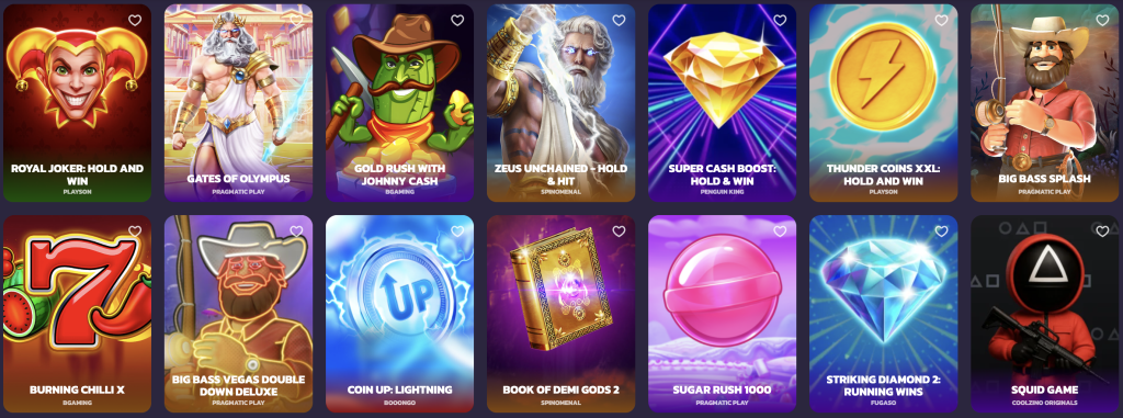 Coolzino casino spilleautomater