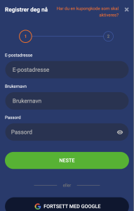 Lag kontoinformasjon