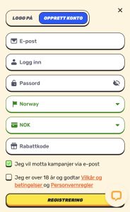 Fyll inn personlige detaljer