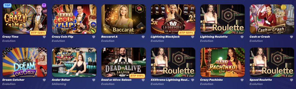 Gamblezen Live-casino 