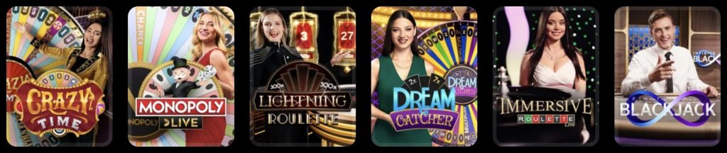 SpinGrande Live casino