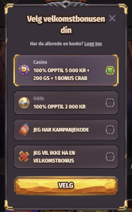 Opprett konto