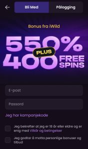 Fyll inn opplysningene dine. 