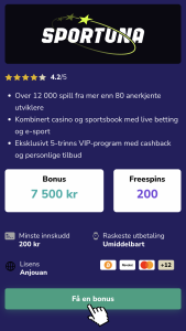 Gå til Sportuna Casino
