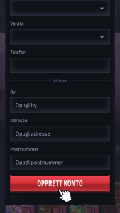 Bekreft kontoen