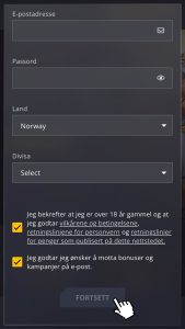 Fyll inn skjemaet