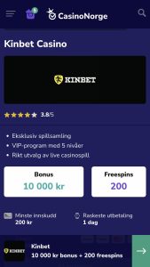 Besøk Kinbet