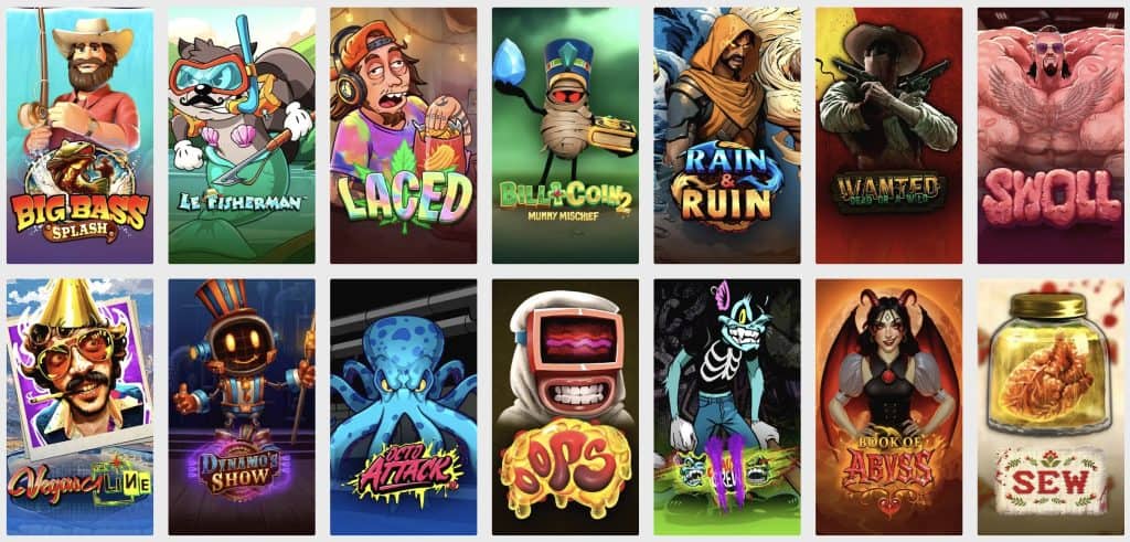 Spillutvalg hos BVBet Casino