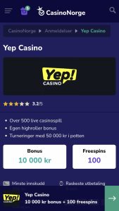 Besøk Yep Casino