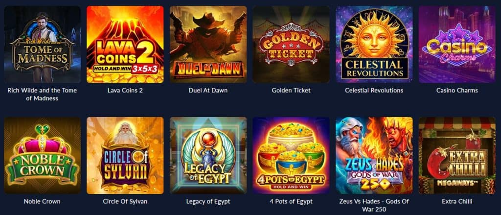 Bison Casino spilleautomater