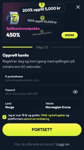 Fyll inn skjemaet